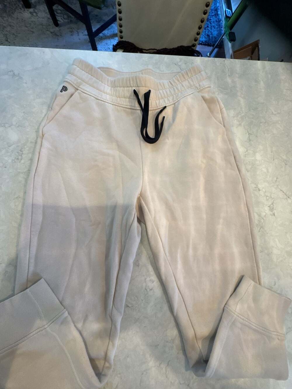 Public Rec Sweatpant in Heather Oatmeal, Size 30/26
